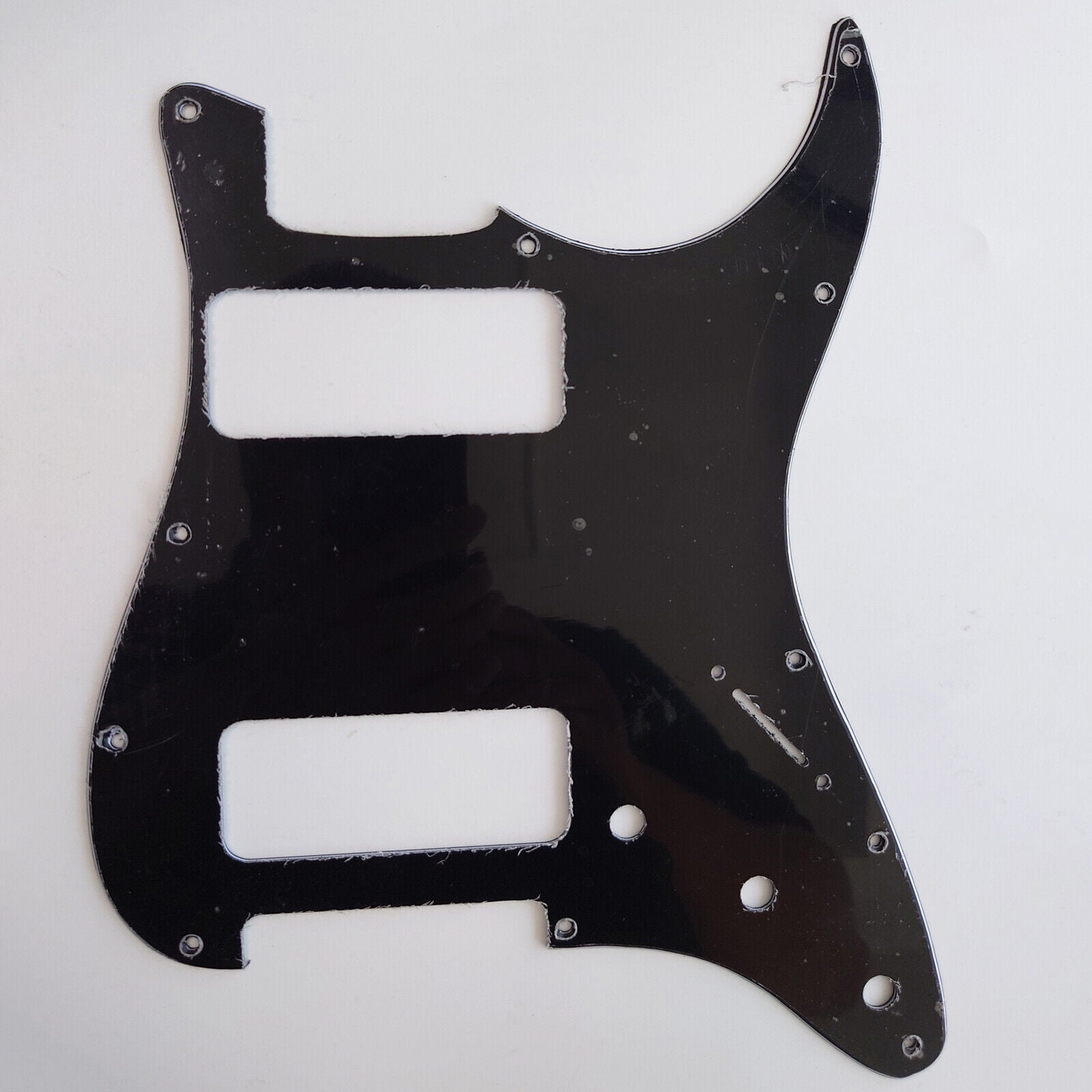 2 P90 Pickup Guitar Pickguard for Fit Fender Stratocaster P90 2 Pickup Strat Guitar Pickguard Replacement Parts with Mounting Screws