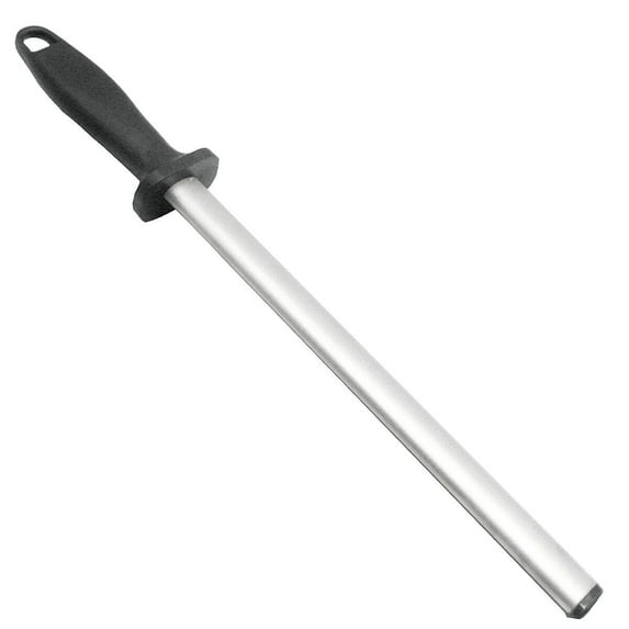 2 PACK 10 inch Kitchen Knife Sharpener Diamond Sharpening Honing Steel Rod Stick