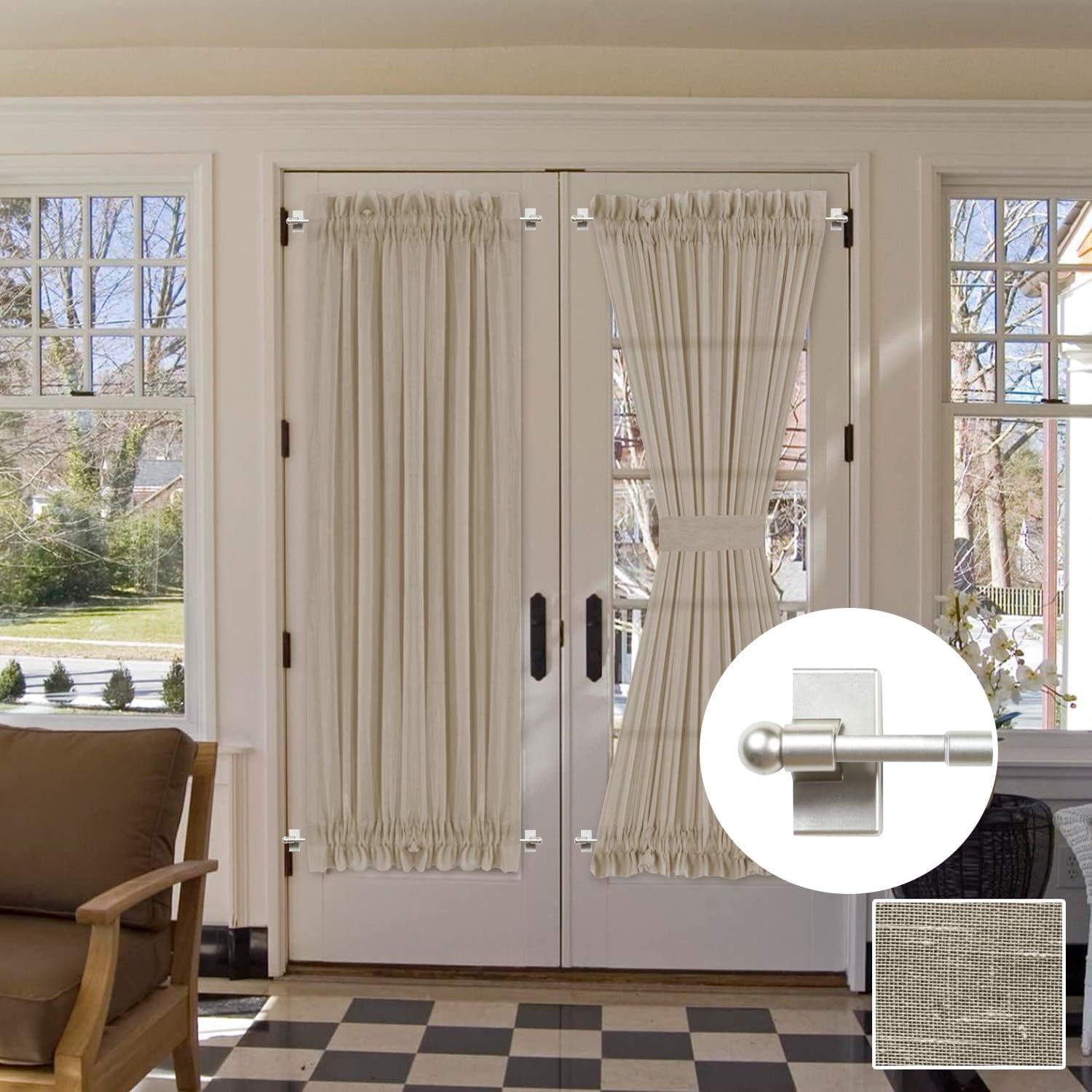 Magnetic Curtain Rods For French Doorsnull