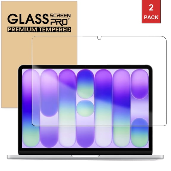 [2 PACK] for 2026 MacBook Neo 13.0 Inch (A3404, A18 Pro Chip) HD Tempered Glass Screen Protector , 9H Hardness, Anti-Scratch, Anti-Fingerprint, Easy Installation
