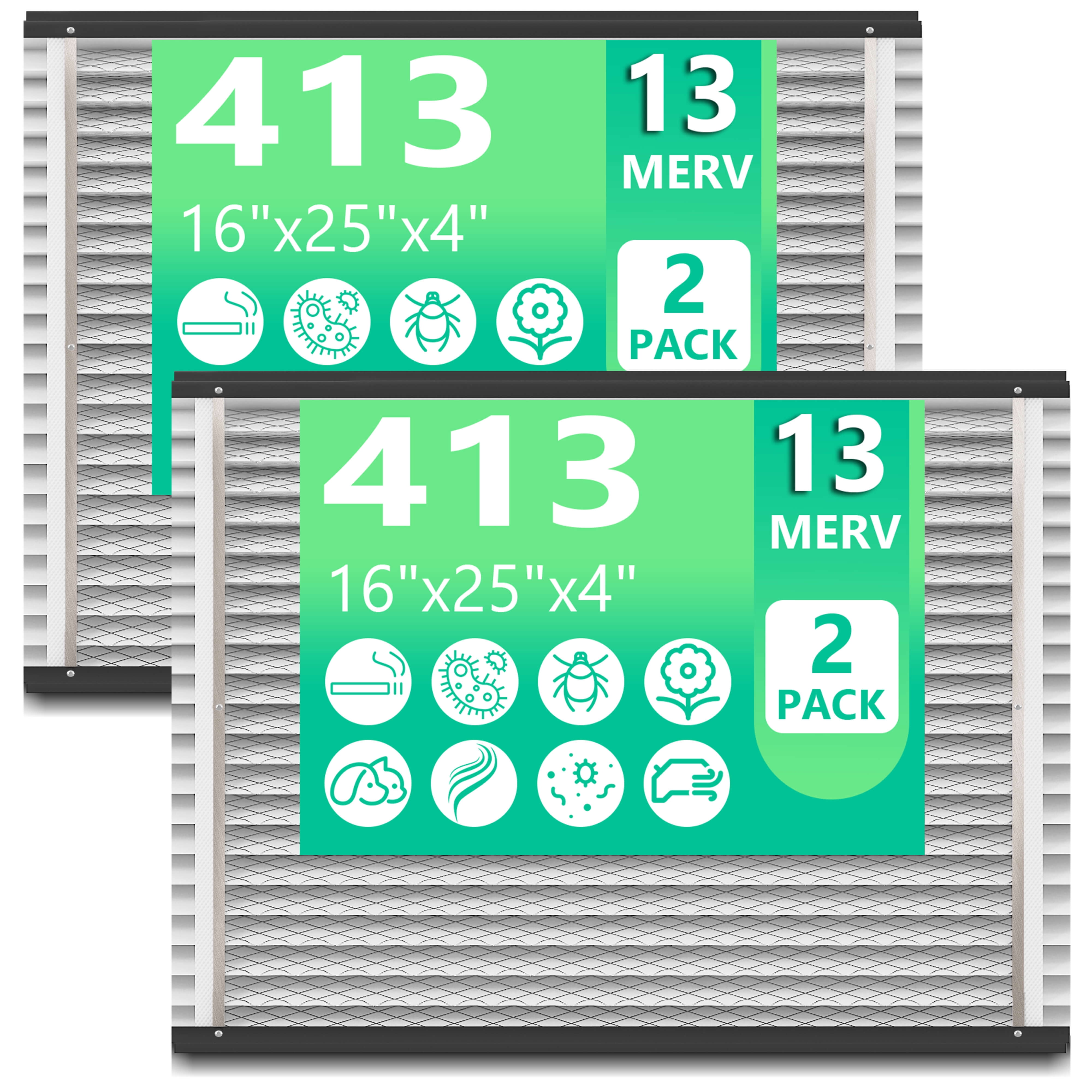 2 Pack 413 Replacement Filter Compatible with AprilAire Whole House Air ...