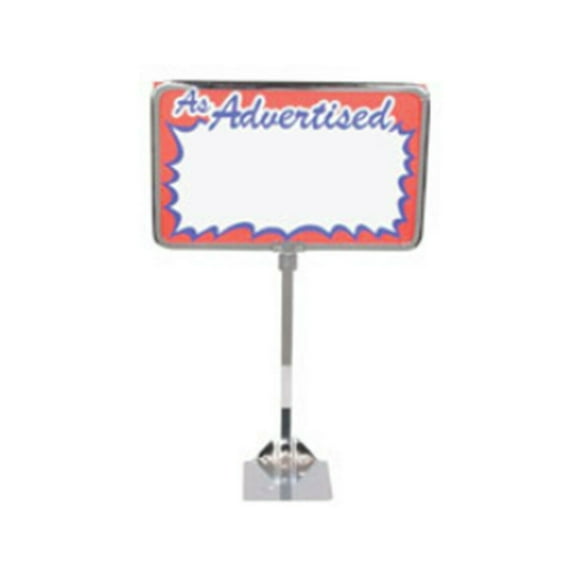 2 PACK - 5 1/2"H x 7"W Shovel Base Sign Holder W/10 In. Stem