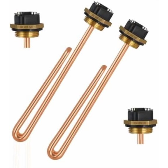 2 PACK HE 55220 Heating Element, Replacements for Ecosmart Eco 8, ECO 11, ECO POU 6 Water Heating Element, Electric Tankless Heater element for Rheem/Eemax/Richmond, 5.5 kW 220v and 6 kw 240v