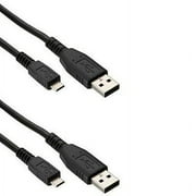 2 كابل شحن USB 6 قدم لـ PS4 DualShock 4 Playstation 4 Controller جديد
