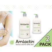 2 PACK | AmLactin Alpha Hydroxy Therapy Moisturizing Body Lotion 20 OZ