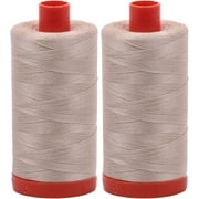 2-PACK - Aurifil Cotton Thread Mako 50wt 1300m - Ermine