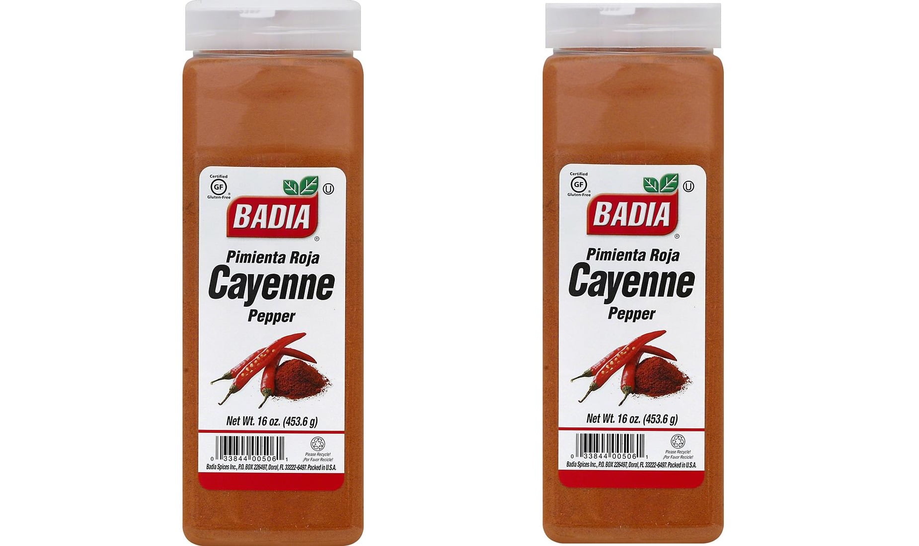 2 PACK | Badia Cayenne Red Pepper Seasoning, 16 oz. (2 Pack)