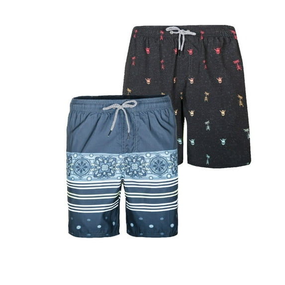2-PACK Beautiful Giant Men's Shorts Quick Dry Beachwear