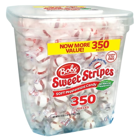 2 (PACK)Bobs Sweet Stripes Soft Peppermints (61.73 oz., 350 ct.)