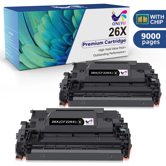 2 PACK CF226X Toner For 26X Pro M402dn M426fdw M426 M402n M402dw