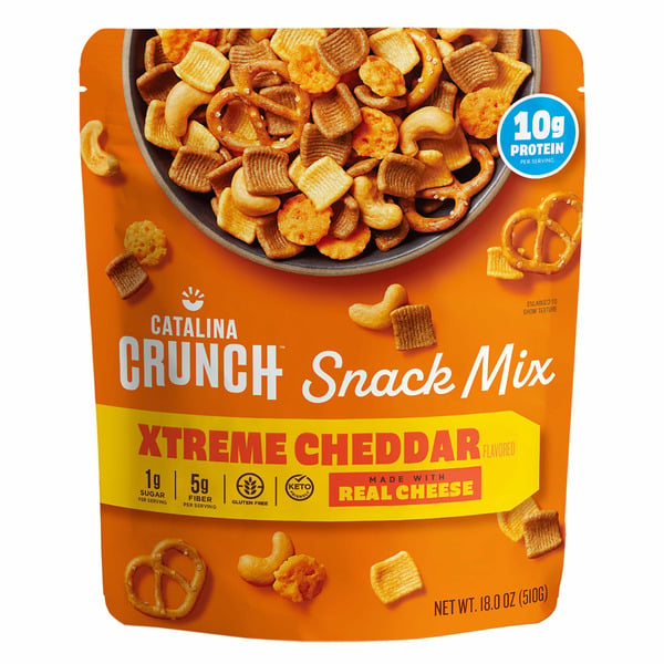 2 PACK | Catalina Crunch Snack Mix, Xtreme Cheddar, 18 oz