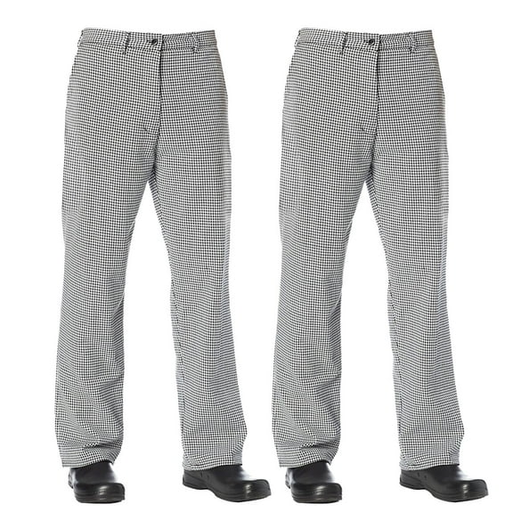 2-PACK Chef Code The Professional Chef Pant with Belt Loops and Zipper Fly