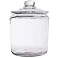thumbnail image 1 of 2 PACK - Clear Glass Round 2 Gallon Cookie Wedding Candy Jar with Glass Lid, 1 of 1