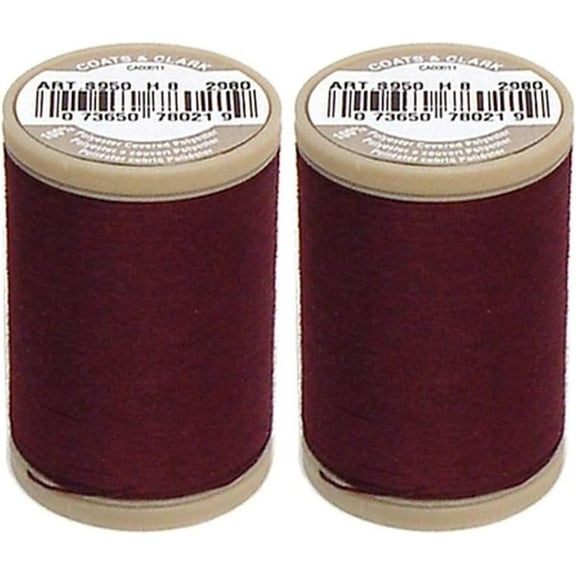 2-PACK - Coats Dual Duty XP Heavy Thread 125yds - Maroon