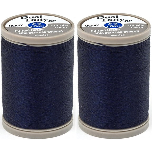 2-PACK - Coats Dual Duty XP Heavy Thread 125yds - Navy s950-4900