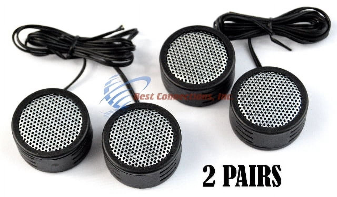 2 PACK DEAL 500w High Frequency Car Truck Boat Stereo Tweeters Built-in Crossover, XTC3300 Tweeter 500 Watts Xxx By Audiopipe