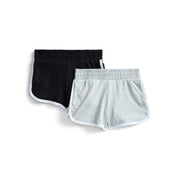 Wonder Nation Girls Dolphin Shorts, 2-Pack, Sizes 4-18 & Plus