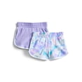 thumbnail image 1 of Wonder Nation Girls Dolphin Shorts, 2-Pack, Sizes 4-18 & Plus, 1 of 3