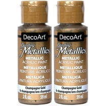 2-PACK - Deco Art Dazzling Metallics Acrylic Paint 2oz - Champagne Gold