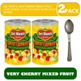 thumbnail image 1 of 2 PACK| Del Monte Very Cherry Mixed Fruit, Light Syrup, 15 oz Can With supplyplex Spoon, 1 of 4