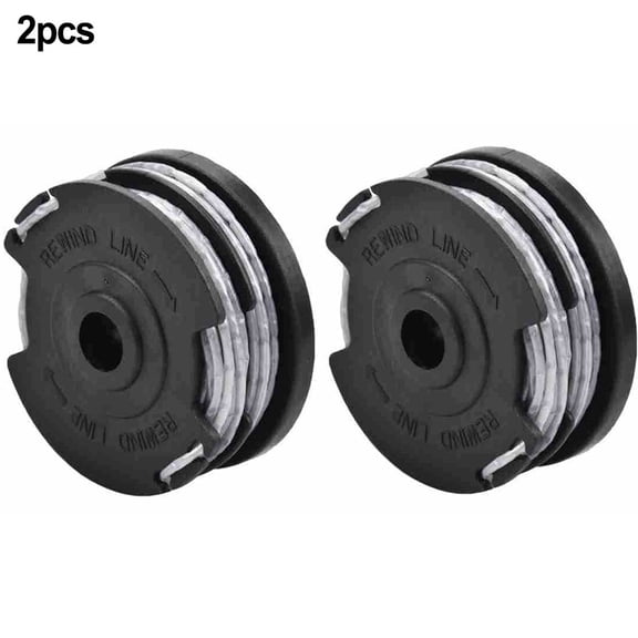 2 PACK For QUALCAST GT36Li YT7421-01 Spool & Line For 36v Grass Trimmer Lawn Mower Garden Replacement
