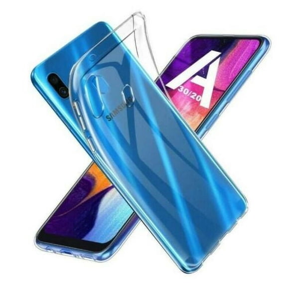 [2-PACK] For Samsung Galaxy A20 Case, SuperGuardZ Clear TPU Shockproof Protection Armor Shield Guard