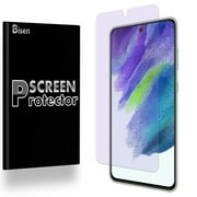 [2-PACK] For Samsung Galaxy S21 FE 5G [BISEN] Anti Blue Light [Eye Protection] Screen Protector, Flexible Film, Anti-Scratch, Anti-Shock, Shatterproof, Bubble Free
