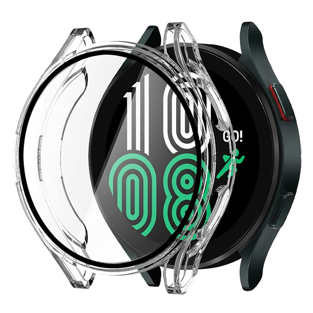 2PACK For Samsung Galaxy Watch 4 (44mm) Case, Full Protect Cover Armor