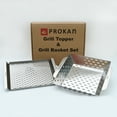 thumbnail image 1 of 2 PACK GRILL BASKET SET AND GRILL TOPPER SET, 1 of 11