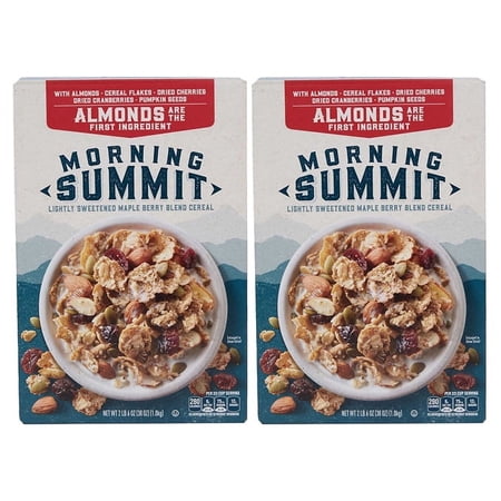 2 PACK | General Mills Morning Summit Cereal, Maple Berry Blend, 38 oz