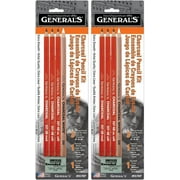 [2-PACK] - General Pencil Charcoal Pencil Kit - 5 pcs ea (557bp)
