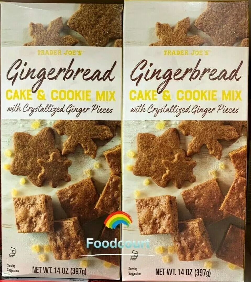 2 Packs Gingerbread Cake & Cookie Mix 14 oz Each Pack