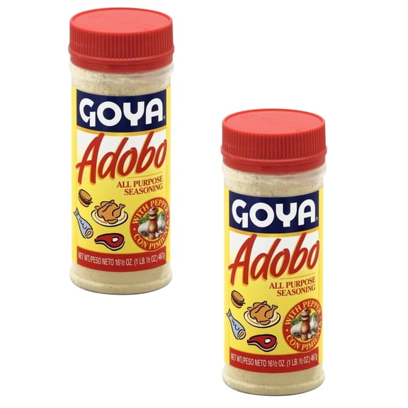 ( 2 PACK ) Goya Adobo All Purpose Seasoning with Pepper, 16.5 oz