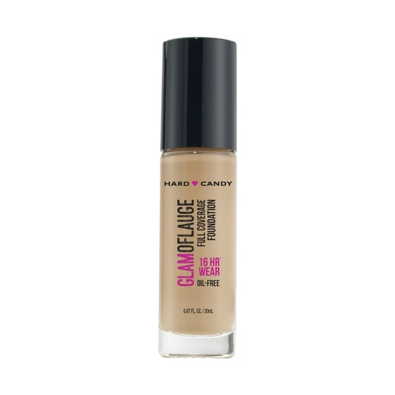 2 PACK HARD CANDY FULL COVERAGE FOUNDATION OIL FREE WARM ALMOND 1514