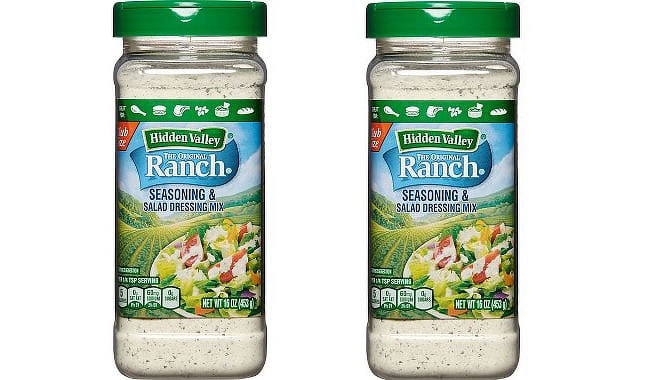 2 PACK Hidden Valley The Original Ranch Seasoning Mix (16 oz