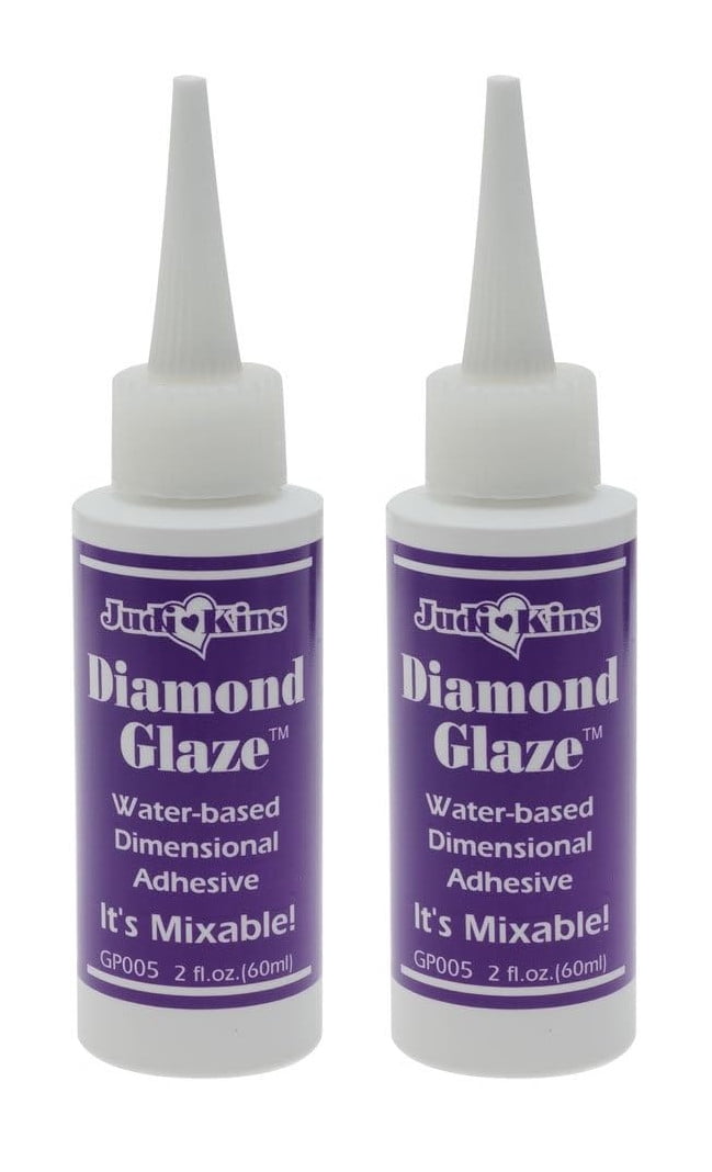 2PACK JUDIKINS Diamond Glaze Dimensional Adhesive 2oz