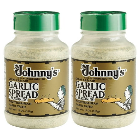 2 PACK | Johnny's Garlic Spread & Seasoning, 18 oz