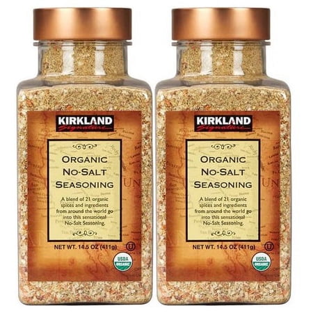 2 PACK | KS Kosher USDA Organic No-Salt Seasoning, 14.5 oz