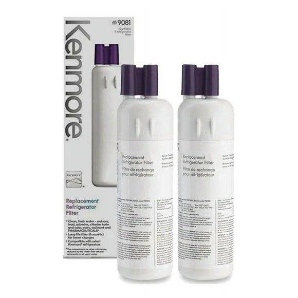 2-PACK Kenmore 9081 Refrigerator Water Filter Compatible with Kenmore Water Filter 46-9081 9081 46-9930 9930 Filter