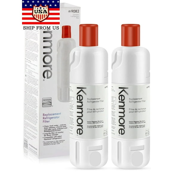 2-PACK Kenmore 9082 Refrigerator Water Filter Compatible with Kenmore Water Filter 46-9082 9082 46-9903 9903 Filter