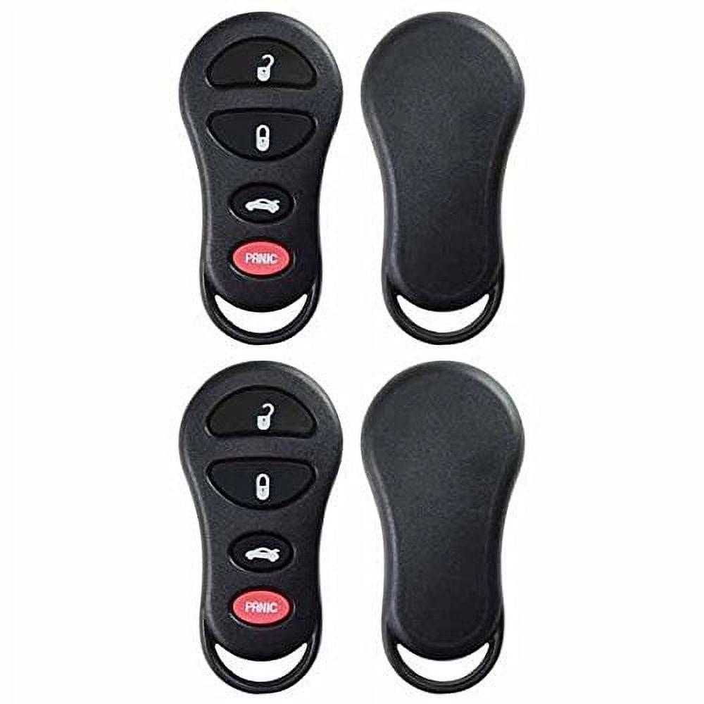 2 PACK KeylessOption Just the Case Keyless Entry Remote Control Car Key