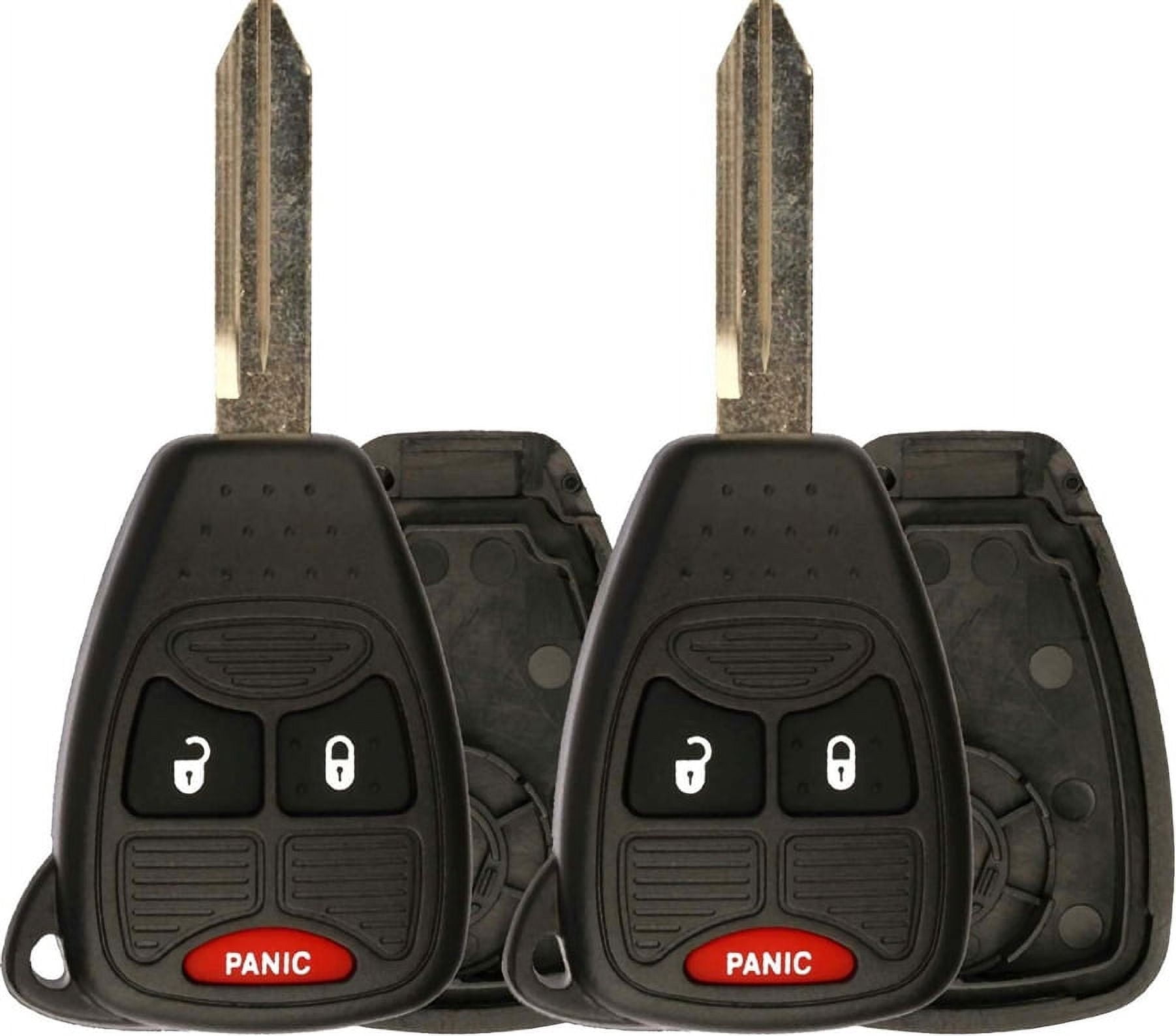 2 PACK KeylessOption Just the Case Keyless Entry Remote Control Car Key