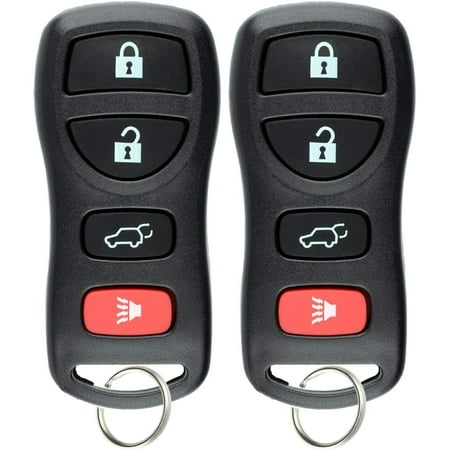 2 PACK KeylessOption Keyless Entry Remote Car Key Fob Clicker Alarm KBRASTU15 for SUV Nissan Armada, Infiniti EX35 FX35 QX56