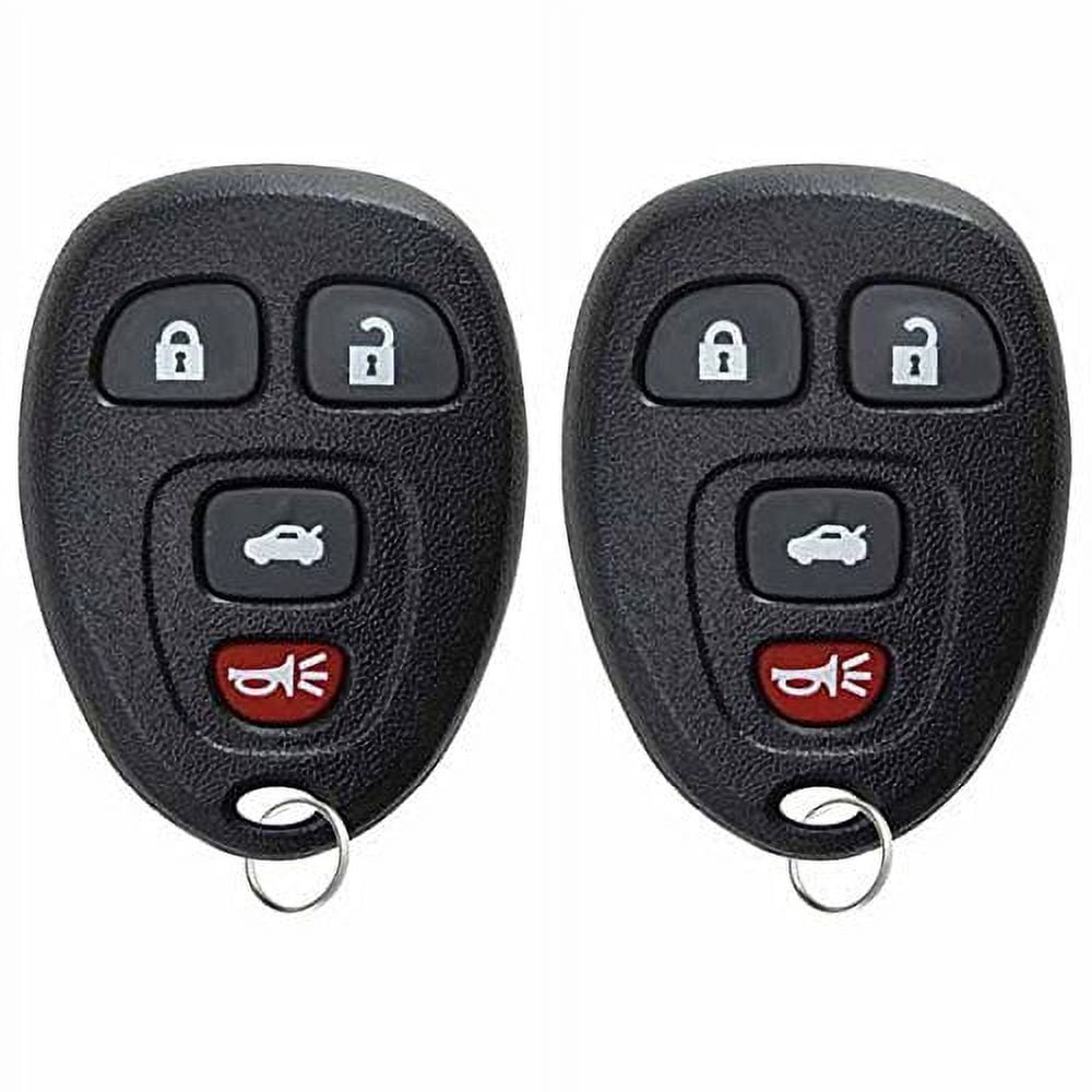 2 PACK KeylessOption Keyless Entry Remote Control Car Key Fob 15912859 OUC60270 For Impala