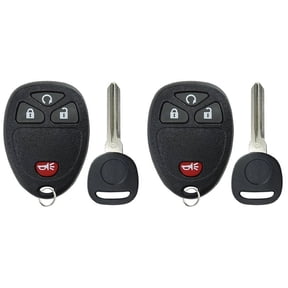 2 PACK KeylessOption Keyless Entry Remote Control Car Key Fob Replacement 15114374 with Transponder Chip Key for 2006-2011 Chevy HHR