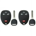 2 PACK KeylessOption Keyless Entry Remote Control Car Key Fob