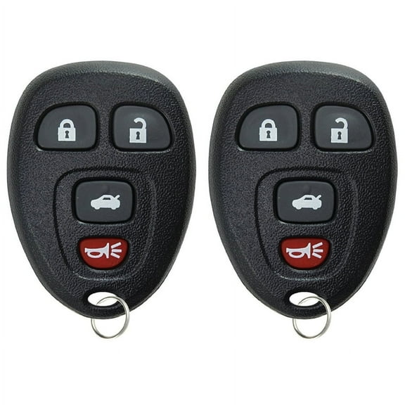 Keylessoption Keyless Entry Remote Control Fob Replacement 2 Pack for Buick, Chevy, Pontiac, Saturn