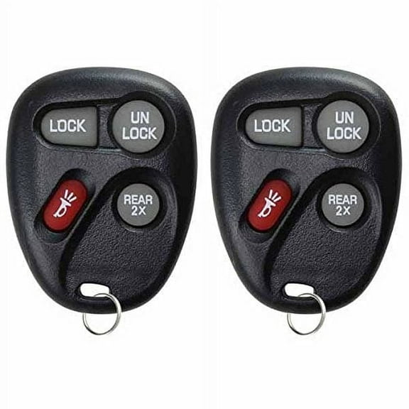 2 PACK KeylessOption Keyless Entry Remote Control Car Key Fob Replacement 15732805 KOBUT1BT for 1998-2001 Chevy Astro Blazer GMC Jimmy Safari Oldsmobile Bravada