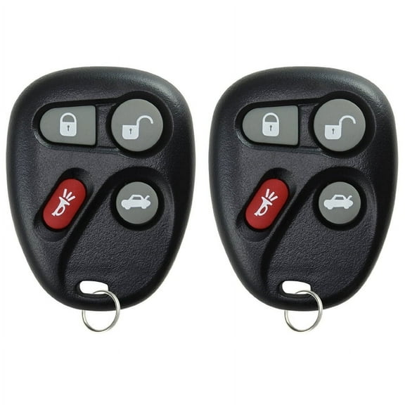 2 PACK KeylessOption Keyless Entry Remote Control Car Key Fob Replacement 25695954 25695955 for Chevy Oldsmobile Cadillac Buick Pontiac