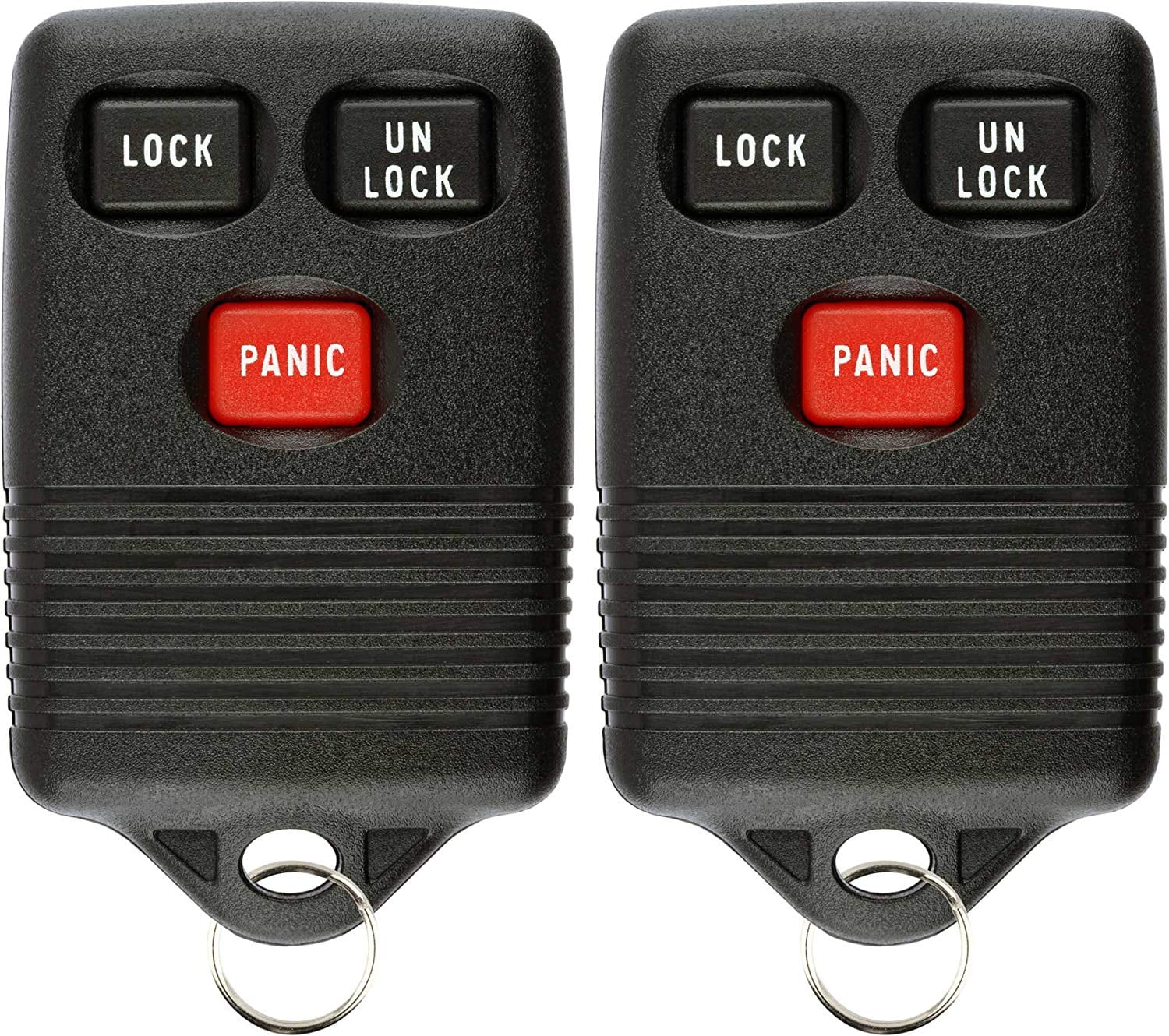 2 PACK KeylessOption Keyless Entry Remote Control Car Key Fob Replacement GQ43VT4T for 1993-1999 Ford Mercury